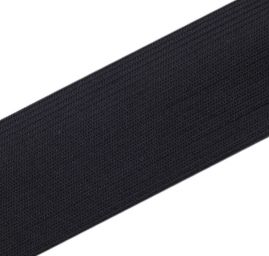 Guma prádlová hladká šíře 40 mm tkaná černá PEGA