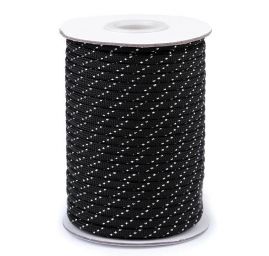 Padáková oděvní šňůra Ø4mm černá