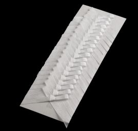 Svatební mašličky bílé šíře 40 mm (20 ks)