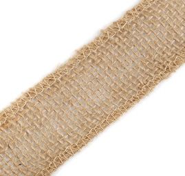 Stuha jutová přírodní šíře 3,5cm
