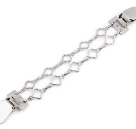 Spona ozdobná dragoun stříbrná délka 19cm