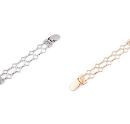 Spona ozdobná dragoun stříbrná délka 19cm