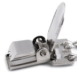 Spona ozdobná dragoun stříbrná délka 19cm