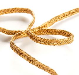 Prýmek leonský zlatý pletený