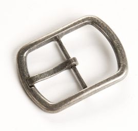 Spona opasková kov průvlak 40mm tmavý nikl