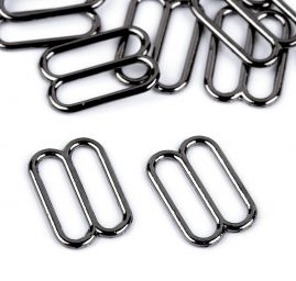 Spona zkracovač nikl průvlak 30mm černá