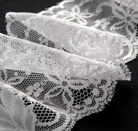 Krajka lem jemná bíllá