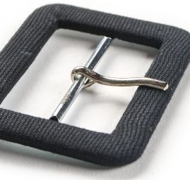 Spona opasková kov/textil černá průvlak 40 mm