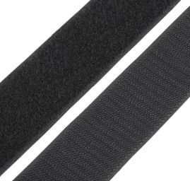 Suchý zip komplet šíře 25 mm černý