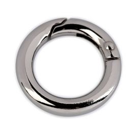 Karabina kulatá na klíče průměr 18mm stříbrná