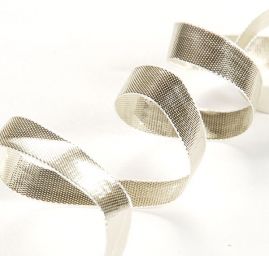 Stuha rex stříbrná 11mm