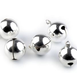 Rolnička Ø 12 mm stříbrné barvy