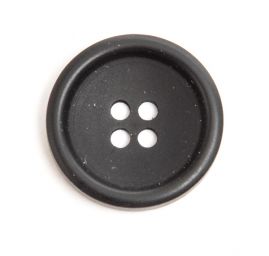 Gombík plastový čierny matný malý
