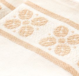 Kuchyňské utěrky krémová/béžová 2 ks