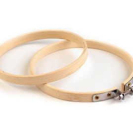 Kruh na vyšívání bambusový 10cm