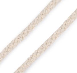 Oděvní šňůra knot pletený režné barvy 5mm