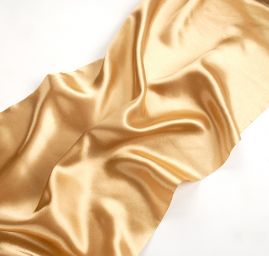 Atlasová stuha šíře 16cm zlatavá