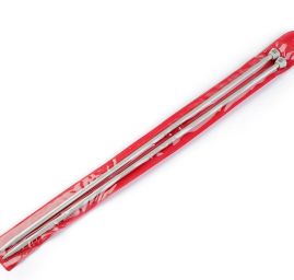 Pletací jehlice rovné kov vel. 5