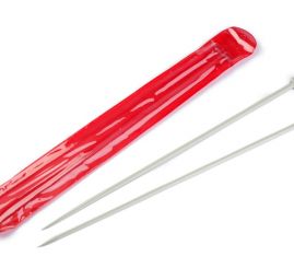 Pletací jehlice rovné kov vel. 7