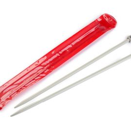 Pletací jehlice rovné kov vel. 8