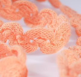 Pleteninová porta vlnky lososová