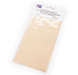 Záplata zažehlovací textilní rozměr 43×20 cm sv. béžová