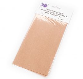Záplata zažehlovací textilní rozměr 43×20 cm béžová