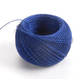 Niť lněná kovářská v plastovém pouzdře modrá