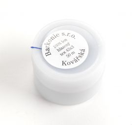 Niť lněná kovářská v plastovém pouzdře modrá