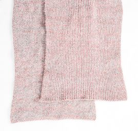 Šála pletená MarLen s melírovými pruhy