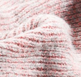 Šála pletená MarLen s melírovými pruhy