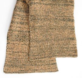 Šála pletená MarLen s melírovými pruhy