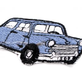 Nažehlovačka auto modrá