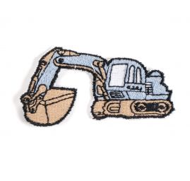 Nažehlovačka bagr modrá/béžová