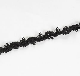 Oděvní prýmek černý