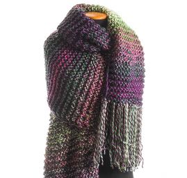 Šála pléd maxi šál zelenovínová