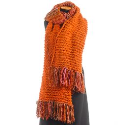 Šála pléd maxi šál rezavý