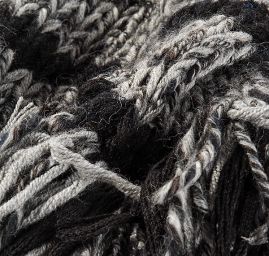 Šála pléd maxi šál černá/šedá