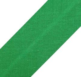 Šikmý proužek bavlna zažehlený 30mm tmavší zelená