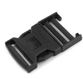 Spona trojzubec šířka 40 mm černá otevřený průvlak