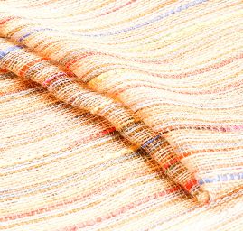 Šála jemná s třásněmi žlutá