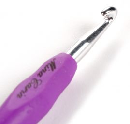 Háček kov se silikonovou ručkou vel. 7 Mina Carin