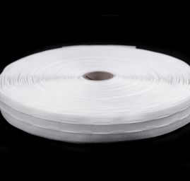 Záclonovka universální řasení šíře 25 mm bílá