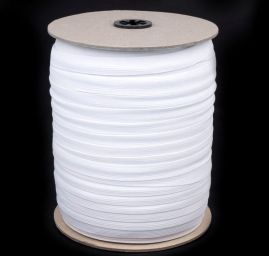 Guma prádlová jemná 11mm bílá