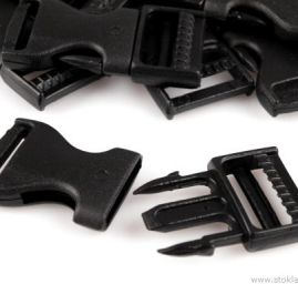 Spona trojzubec šířka 20 mm černá