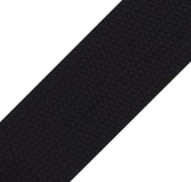 Bavlněný popruh šíře 4 cm černý