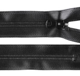 Zip WS 80cm dělitelný voděodolný černý
