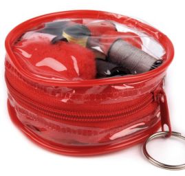 Šitíčko v pouzdře DENI červené