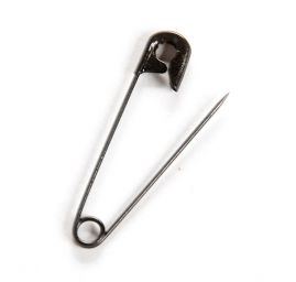 Spínací špendlík 38mm černý SLEVA