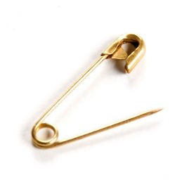 Spínací špendlík velikost 19mm 3/0 zlatý